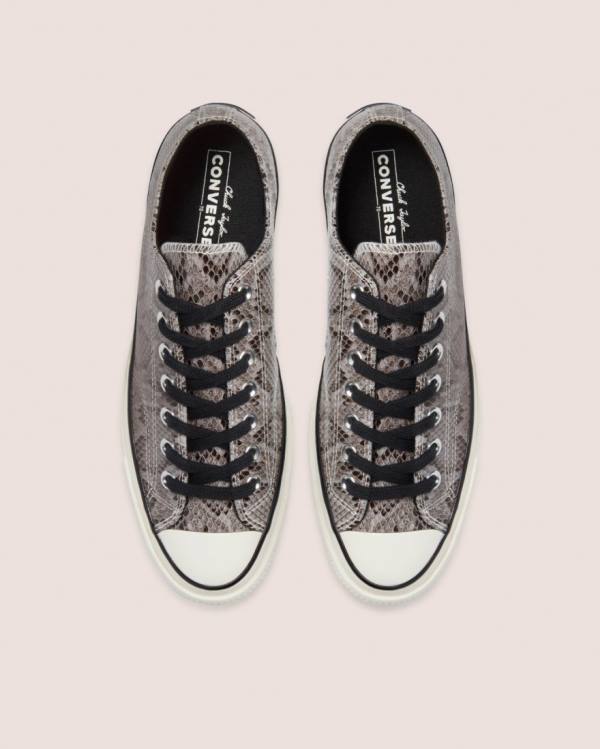 Zapatillas Bajas Converse Chuck 70 Reptile Gamuza Gris | CV-260UHV