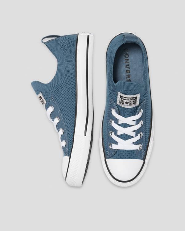 Zapatillas Bajas Converse Chuck Taylor All Star Shoreline Knit Glitter Azules | CV-082TOP