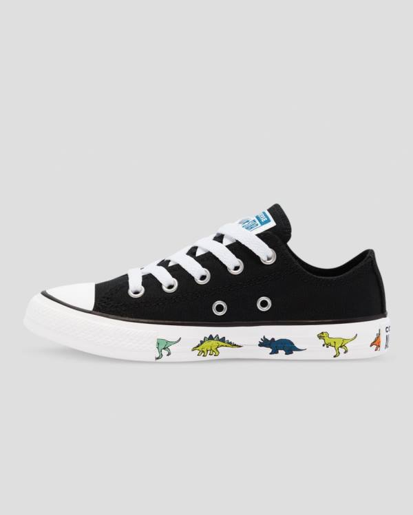 Zapatillas Bajas Converse Chuck Taylor All Star Dinoverse Negras | CV-170QSB