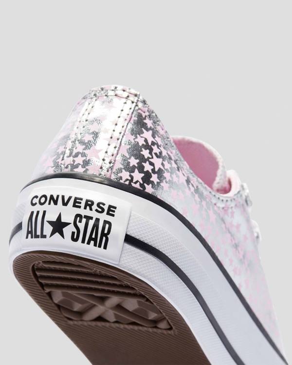 Zapatillas Bajas Converse Chuck Taylor All Star Shes A Star Rosas Plateadas | CV-184SEU