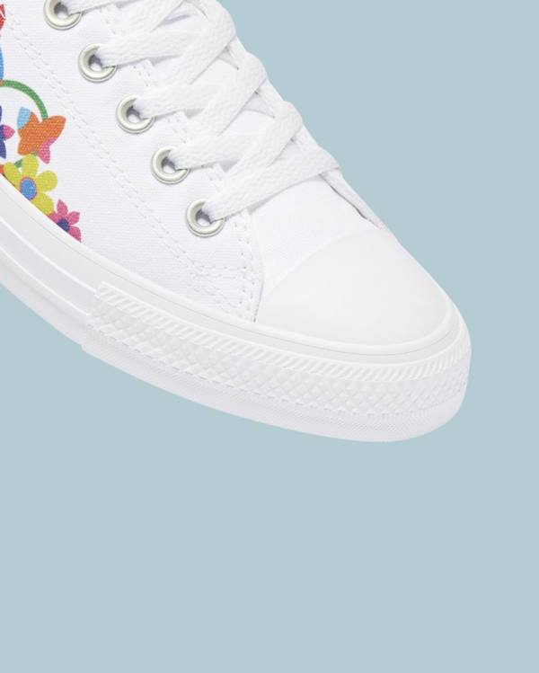 Zapatillas Bajas Converse Chuck Taylor All Star Pride Blancas | CV-368OIV