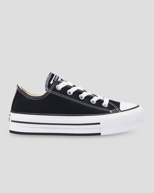 Zapatillas Bajas Converse Chuck Taylor All Star EVA Plataforma Negras | CV-510NYO