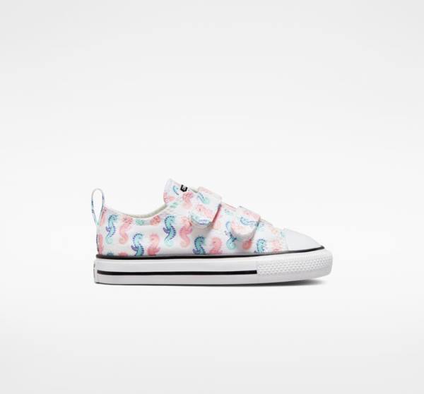 Zapatillas Bajas Converse Chuck Taylor All Star Easy-On Seahorses Blancas Rosas Verde Menta | CV-526WAY