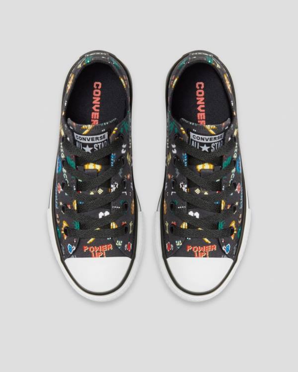 Zapatillas Bajas Converse Chuck Taylor All Star Gamer Print Negras | CV-605IEC