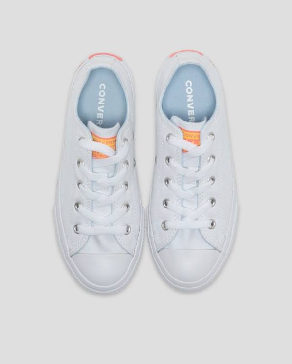 Zapatillas Bajas Converse Chuck Taylor All Star Sunny Side Print Blancas | CV-619SZK