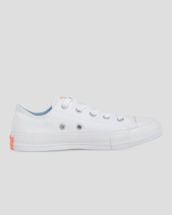 Zapatillas Bajas Converse Chuck Taylor All Star Sunny Side Print Blancas | CV-619SZK