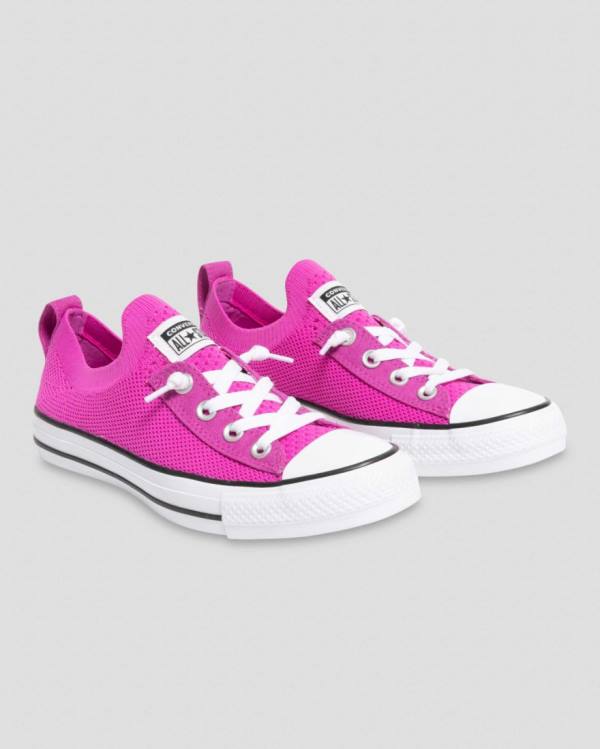 Zapatillas Bajas Converse Chuck Taylor All Star Shoreline Knit Slip Rosas | CV-689XDU