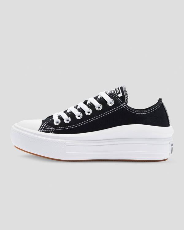 Zapatillas Bajas Converse Chuck Taylor Move Plataforma Negras | CV-358WPV