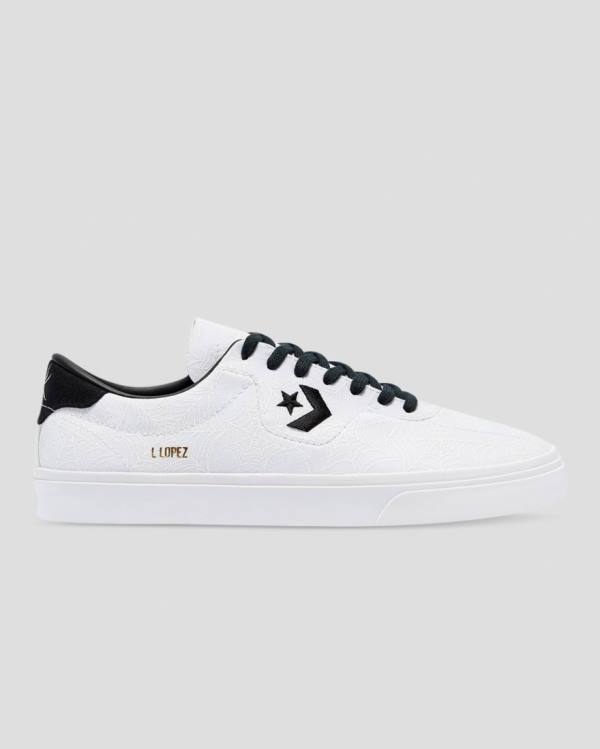 Zapatillas Bajas Converse Louie Lopez Pro Roll Up Blancas | CV-149QFA