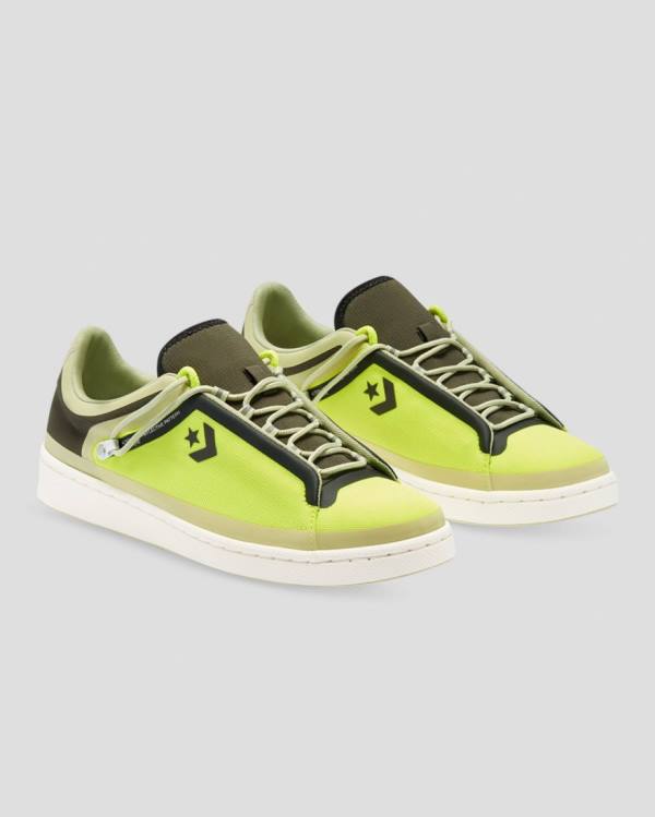 Zapatillas Bajas Converse Seam Tape Pro Cuero Verde | CV-481WQX