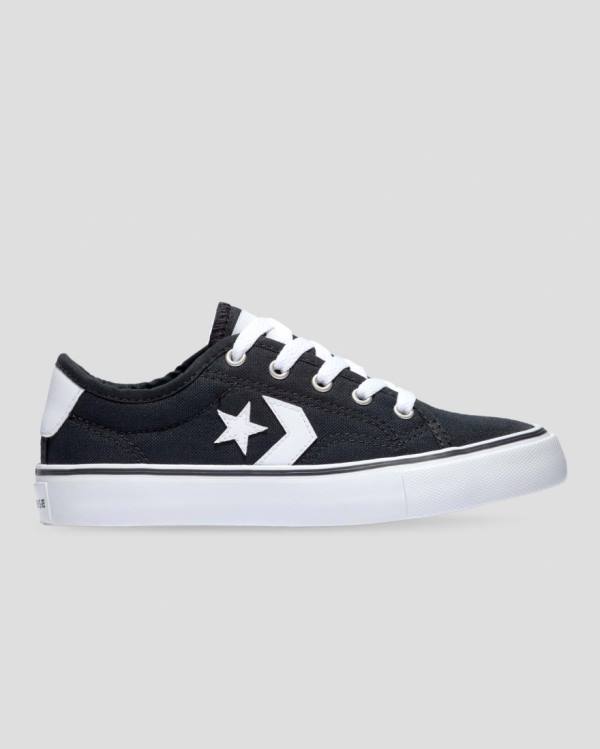 Zapatillas Bajas Converse Star Replay Webbed Lona Negras | CV-651QOH