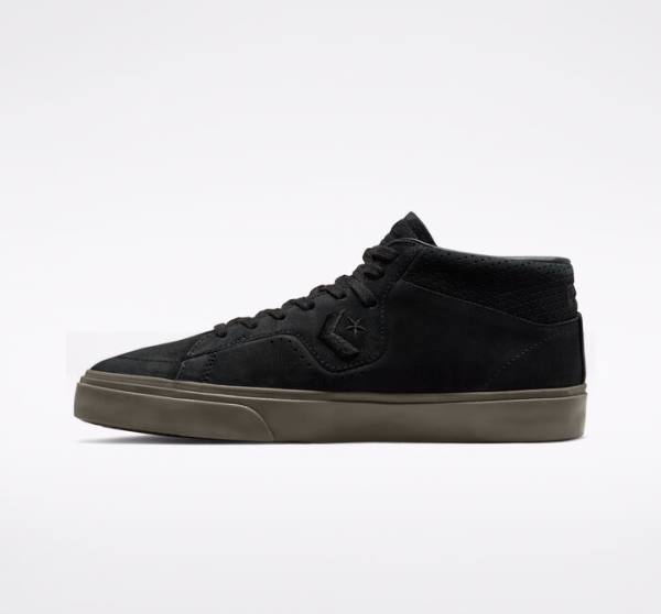 Zapatillas Skate Converse CONS Louie Lopez Pro Nubuck Cuero Negras Marrones Claro | CV-243GDV