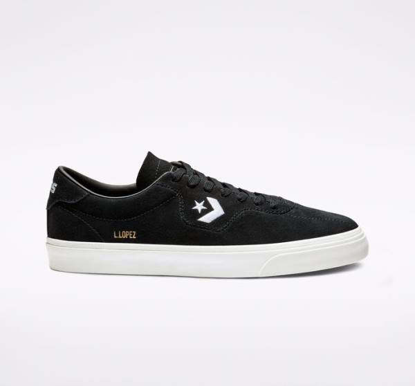 Zapatillas Skate Converse CONS Louie Lopez Pro Negras Blancas | CV-420SUN