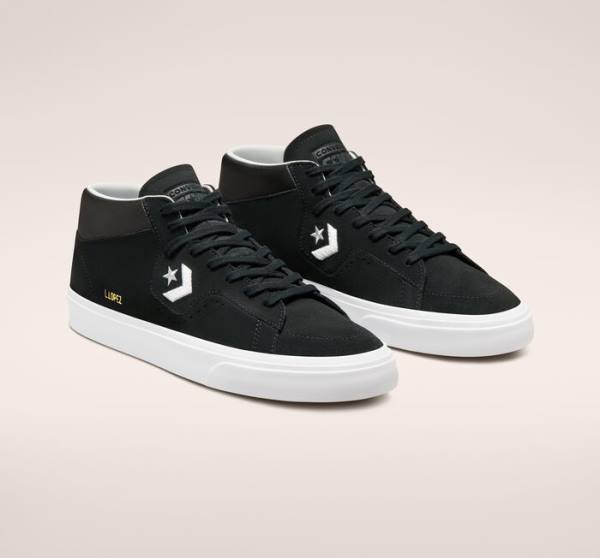 Zapatillas Skate Converse CONS Louie Lopez Pro Mid Negras Blancas | CV-481PCI